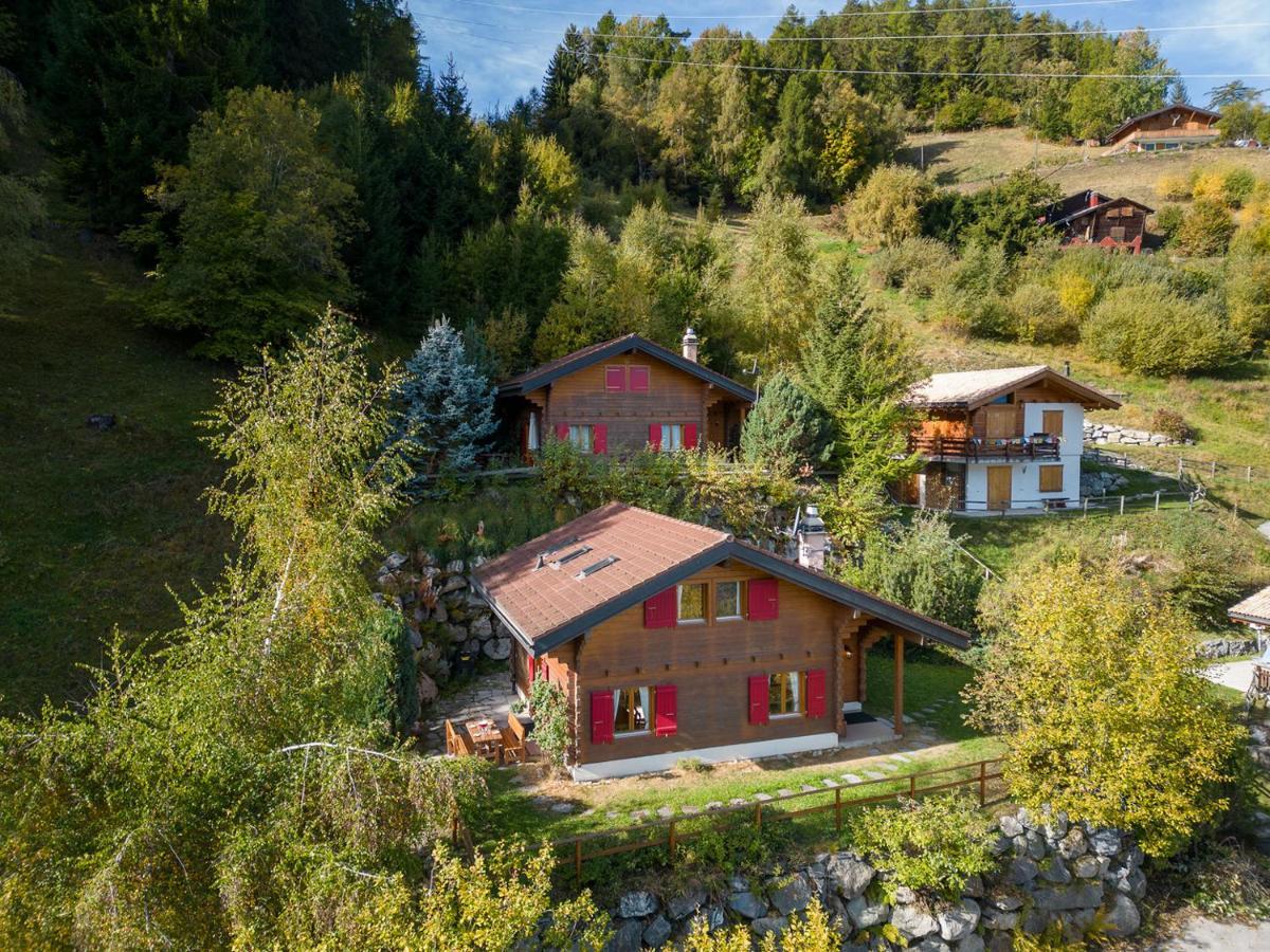 Chalet Mar'Mot Villa La Tzoumaz Exteriör bild