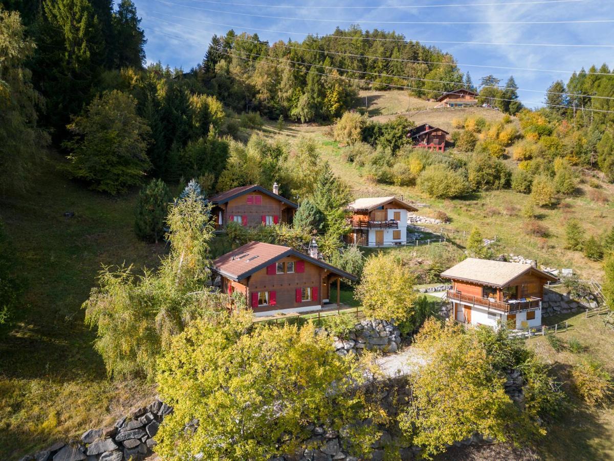 Chalet Mar'Mot Villa La Tzoumaz Exteriör bild